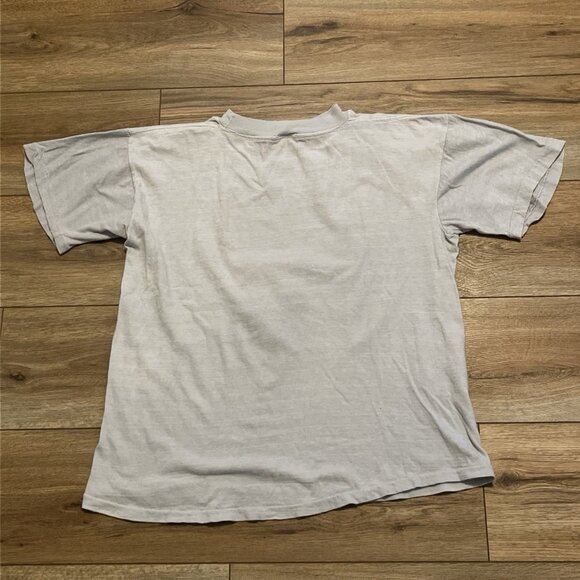 VTG Mickey & Minnie Graphic T Shirt Adult SMALL Gray Comic Relief Single Stitch - Picture 8 of 8